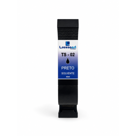 Cartucho TS-02 – Tinta Solvente Preta para Impressora Inkjet TIJ